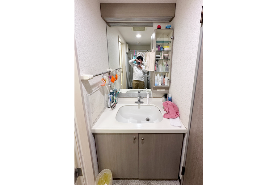既存の洗面化粧台